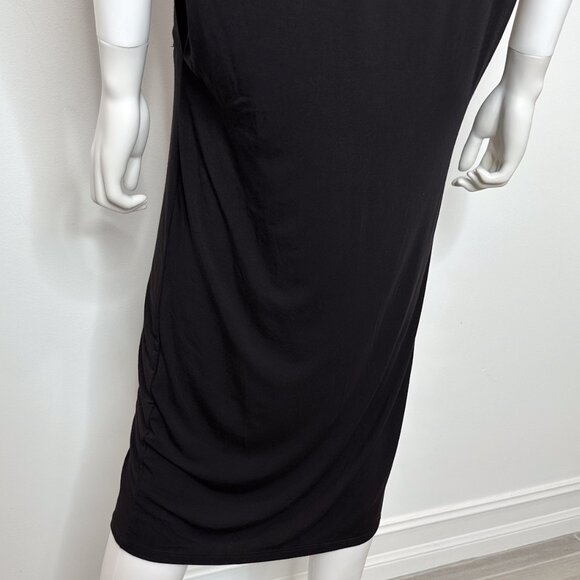 Halston Heritage Sleeveless Casual Tank Midi Dress in Black Women's Size M - Picture 13 of 14